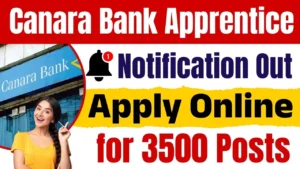 Canara Bank Apprentice Recruitment