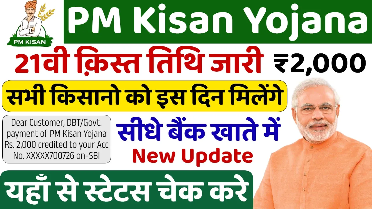 PM Kisan 21st Installment